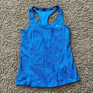 Nike Women's Blue Racerback Tank Top